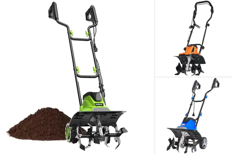 Detailed view of Best 10-amp Electric Tillers