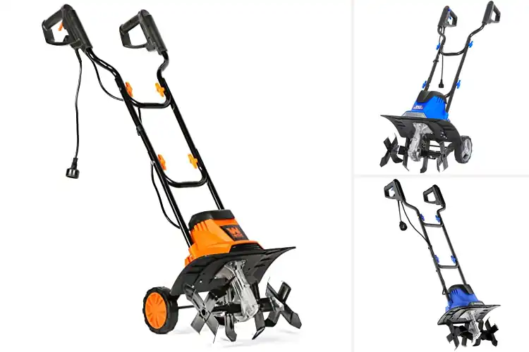 Detailed view of Best 10-Amp Motor Tiller For Deep Cultivation