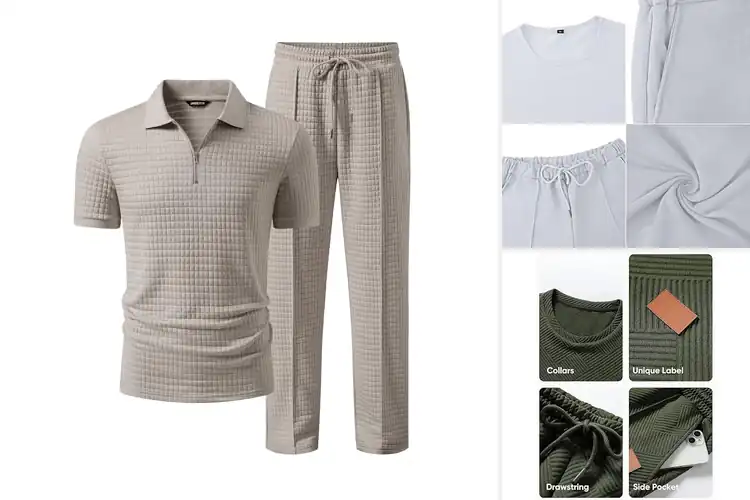 Detailed view of Best 2 Piece Outfit Sets For Men