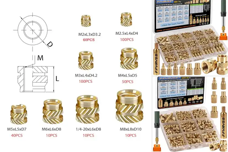 Detailed view of Best 3D Printing Thread Inserts