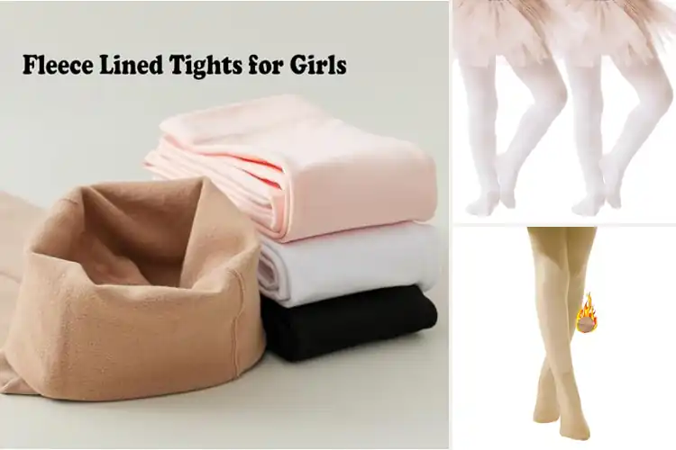 Detailed view of Best Ballet Tight For Girls With Fleece