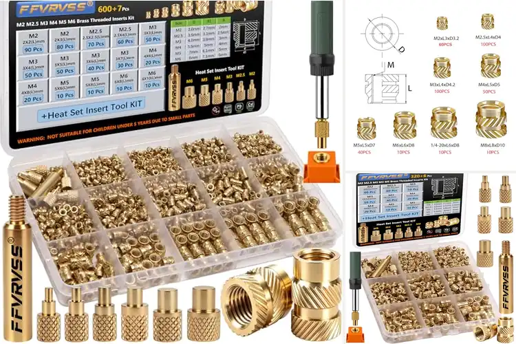 Detailed view of Best Brass Inserts For 3D Prints