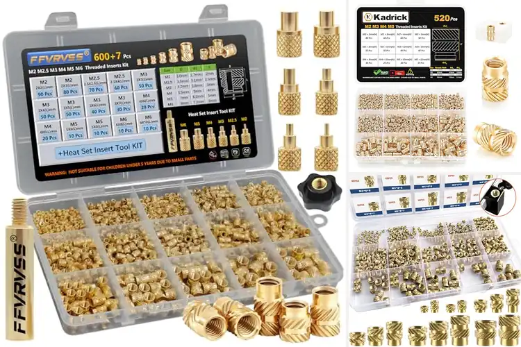 Detailed view of Best Brass Threaded Inserts For 3D Printing
