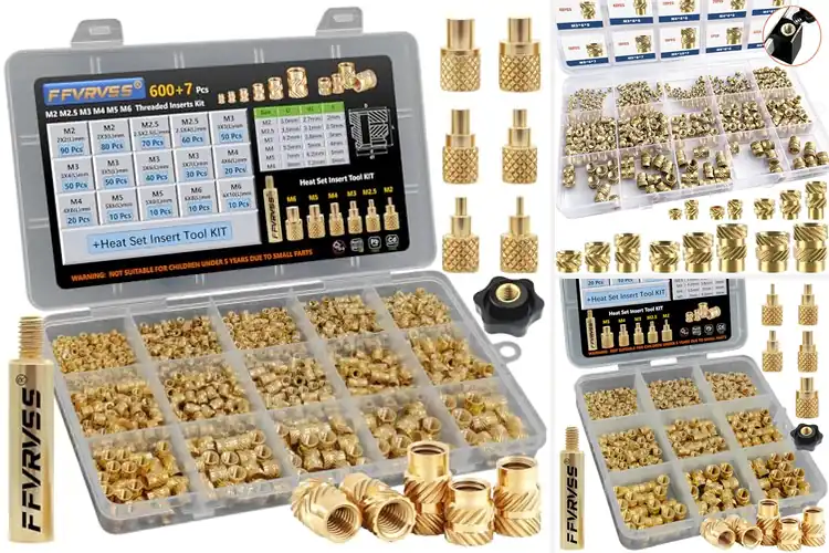 Detailed view of Best Brass Threaded Inserts for 3D Printing