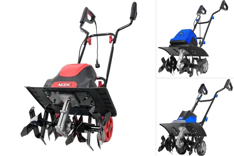 Detailed view of Best Easily Transportable Tiller With Wheels