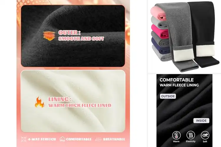 Detailed view of Best Girls Fleece Leggings: 10 Cozy & Stylish Winter Picks