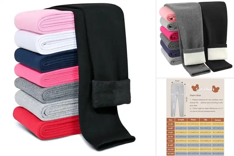 Detailed view of Best Girls Warm Leggings