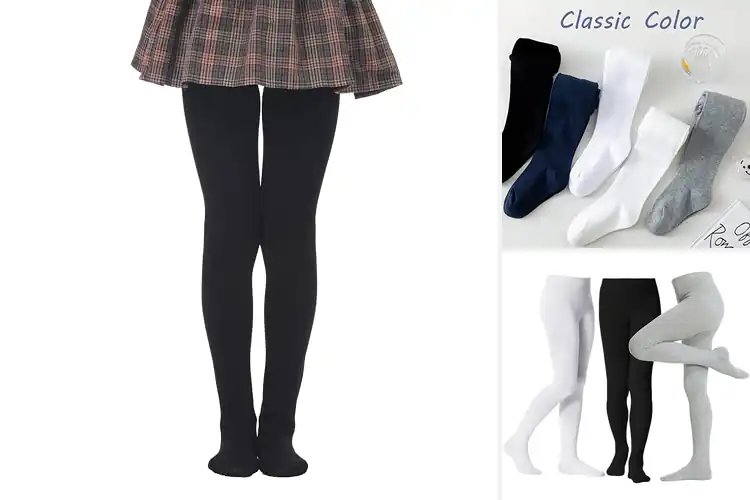 Detailed view of Best Girls Winter Tights: Cozy & Warm Adventures