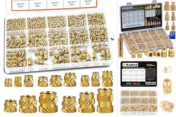 Detailed view of Best Knurled Brass Inserts