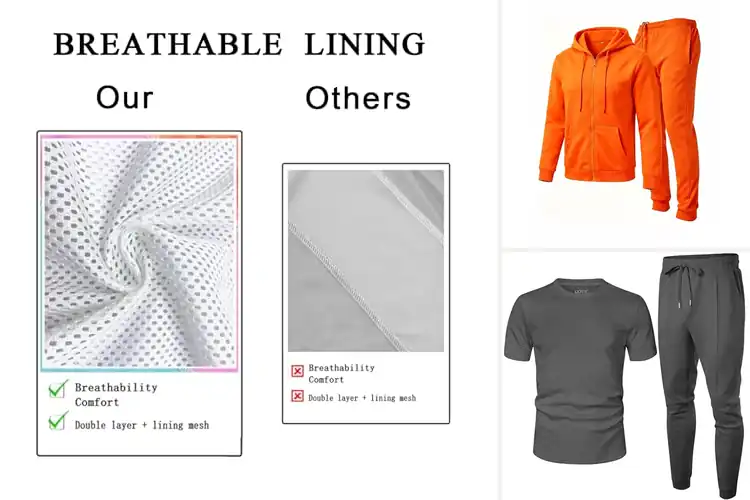 Detailed view of Best Lightweight Sportswear Sets