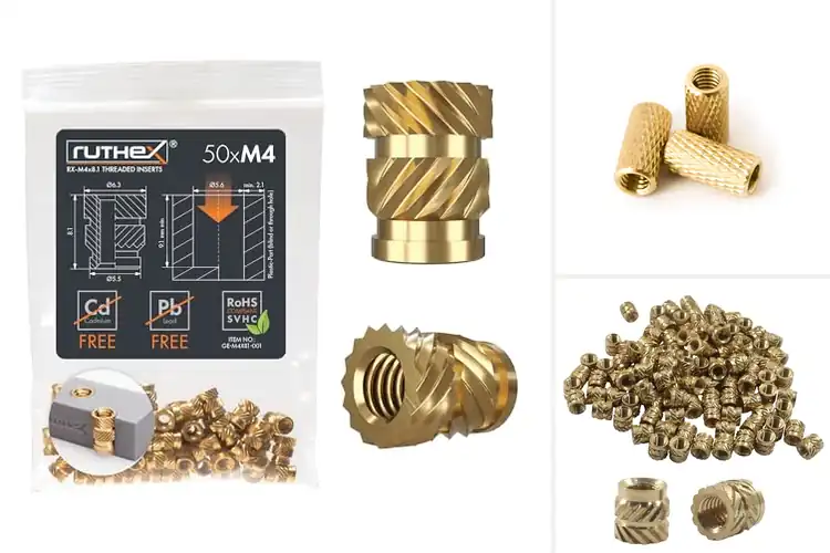 Detailed view of Best M4 Brass Insert For Press Fit