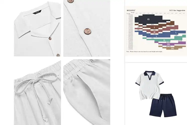 Detailed view of Best Men’s 2 Piece Outfits