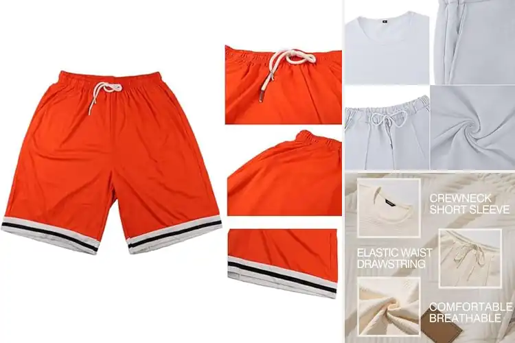 Detailed view of Best Men’s Jogger Short Sets