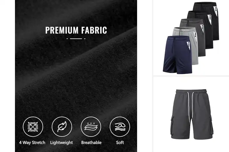 Detailed view of Best Men’s Jogger Shorts