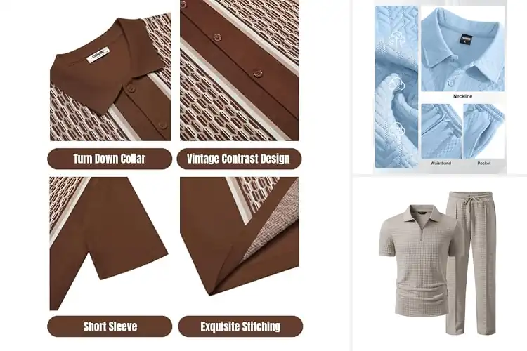 Detailed view of Best Men’s Summer Outfit Sets