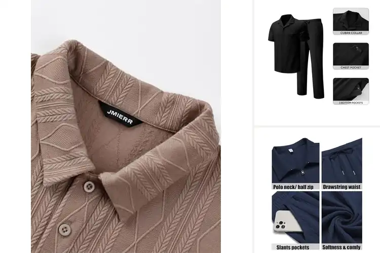 Detailed view of Best Men’s Two Piece Outfits: Top 10 Effortless Style Picks