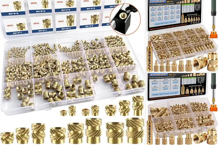 Detailed view of Best Metal Thread Inserts for 3D Prints