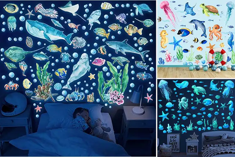 Detailed view of Best Ocean Sea Life Wall Stickers