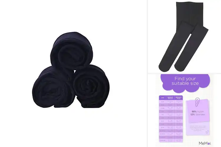 Detailed view of Best Opaque Black Tights For School