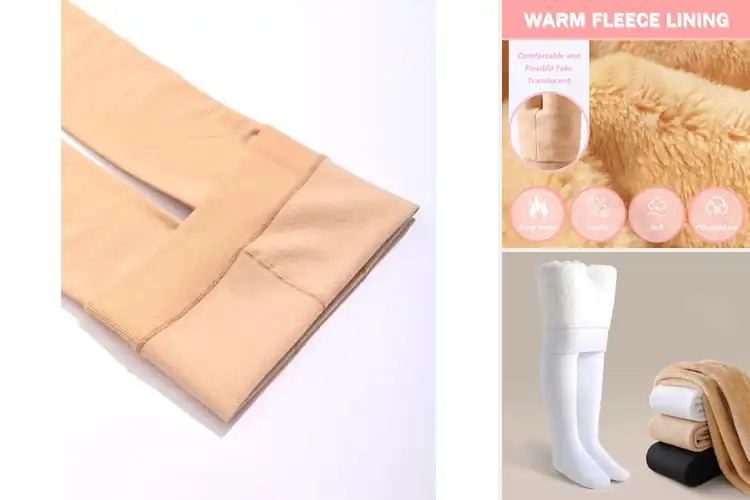Detailed view of Best Plush Lined Tights For Kids: 10 Cozy Winter Essentials