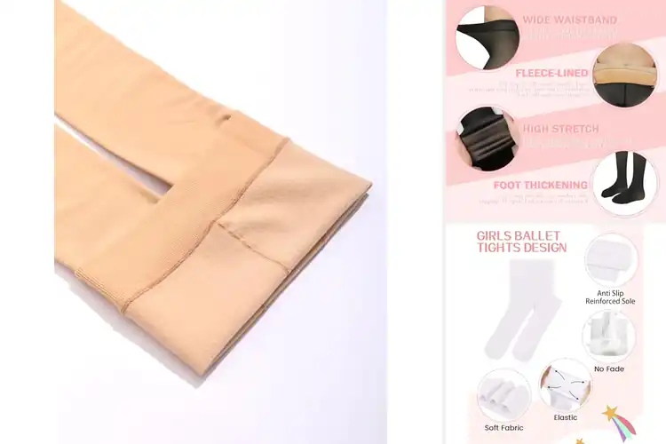 Detailed view of Best Plush Tights For Girls: Cozy, Stylish, & Durable Picks