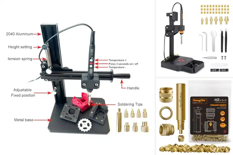 Detailed view of Best Press Fit Inserts for 3D Printing