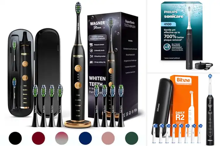 Detailed view of Best Pressure Sensor Guidance Toothbrush