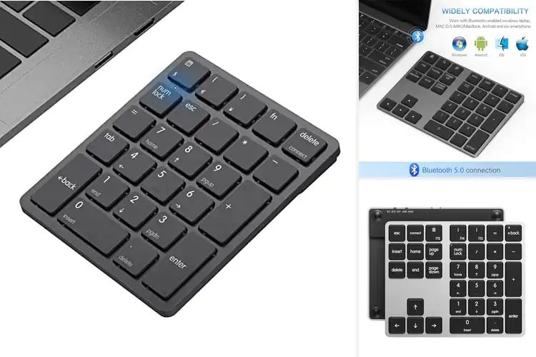 Detailed view of Best Rechargeable Bluetooth Numpad for Boosting Productivity