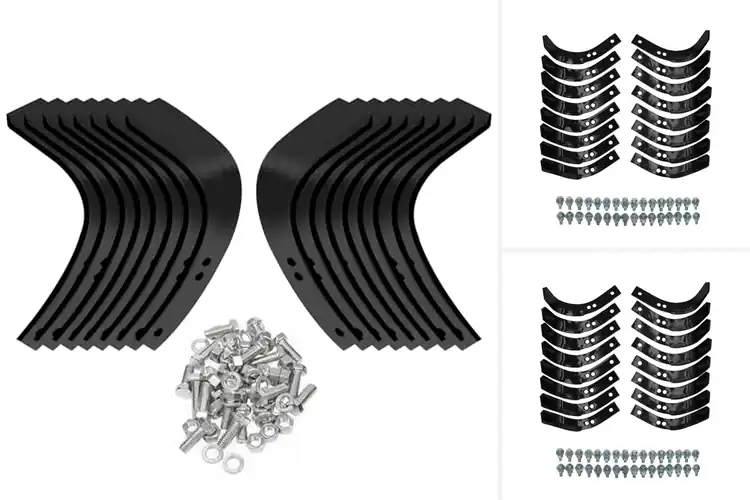 Detailed view of Best Reinforced Steel Tines Best 16 Blade Tines
