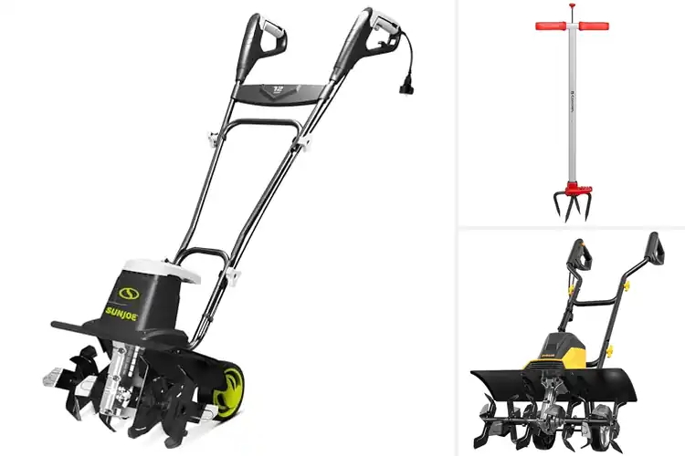 Detailed view of Best Reinforced Steel Tines Tiller: Effortless Gardening