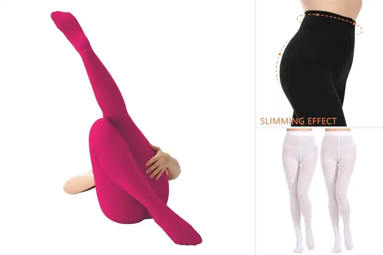 Detailed view of Best Soft Microfiber Tights
