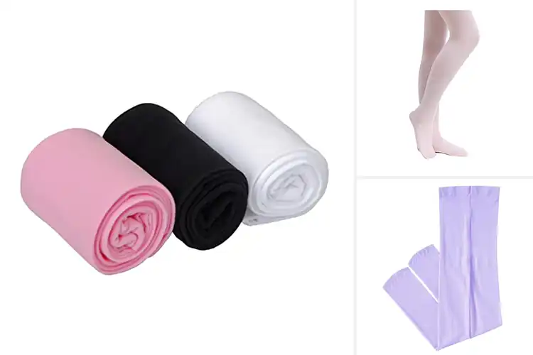 Detailed view of Best Stretchy Flattering Tights For Girls