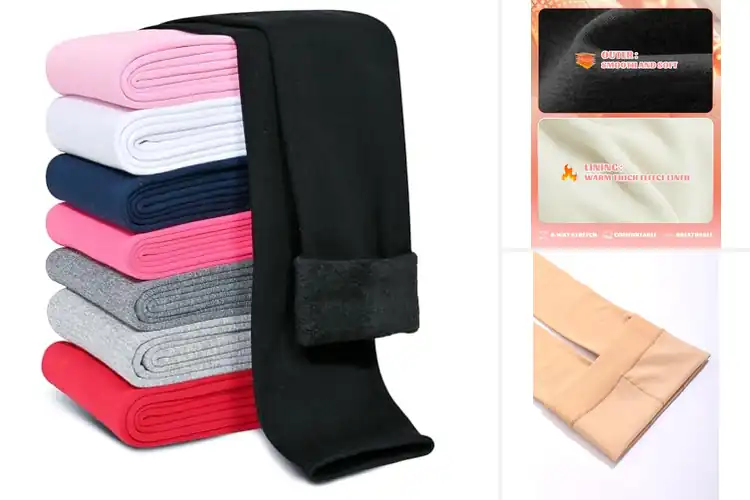 Detailed view of Best Warm Winter Leggings For Girls