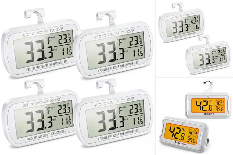 Detailed view of Best Waterproof Refrigerator Thermometers
