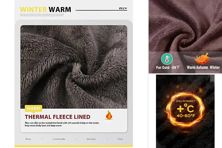 Detailed view of Best Winter Leggings For Autumn