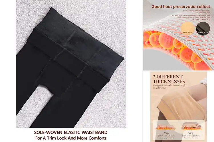 Detailed view of Best Winter Warm Tights: Stay Cozy & Chic All Season